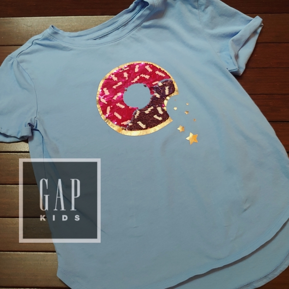 COPY - Gap Kids Flip Sequin Doughnut Tee, M